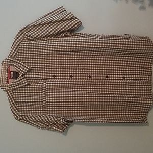 The North Face plaid short-sleeve shirt